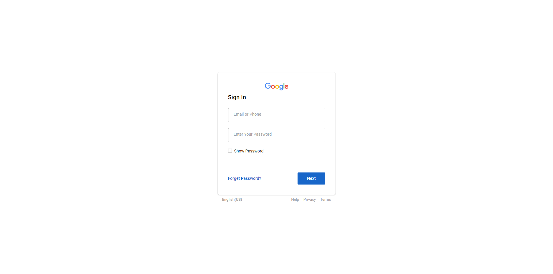 Gmail - Login